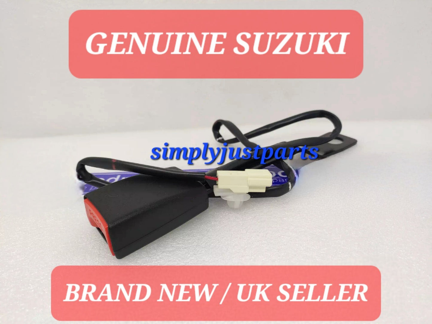 NEW Suzuki ALTO SEAT BELT BUCKLE STALK CLIP Driver RH 84910M68K10 GENUINE