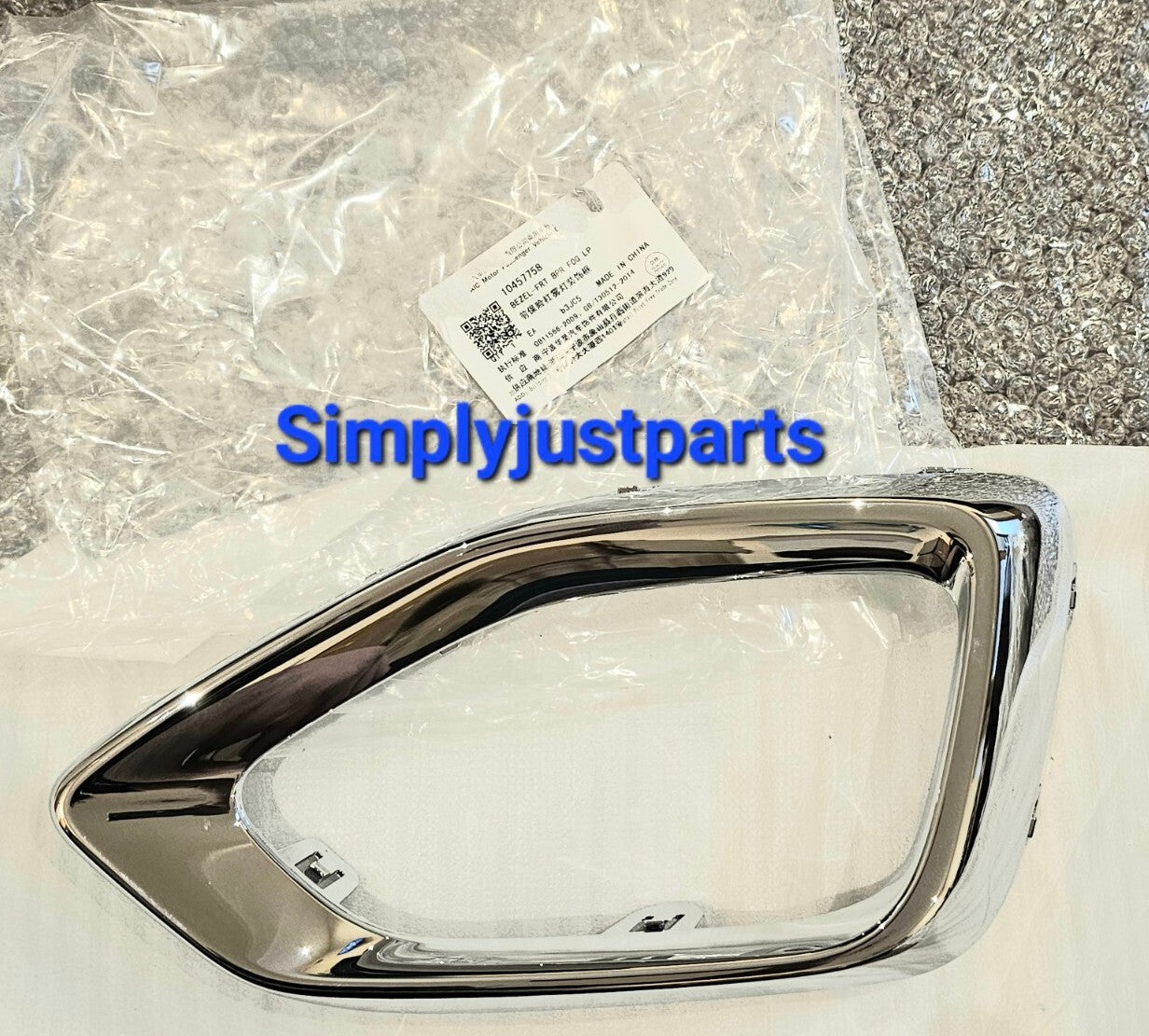 For MG HS 2019-2022 Fog Lamp Bezel Front Surround Cover Right Side RH Genuine