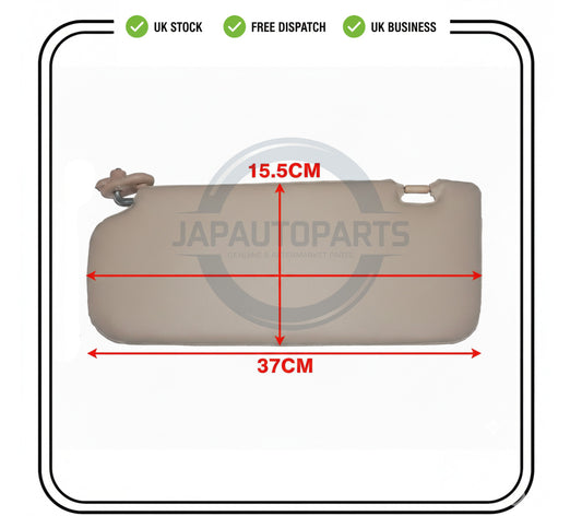 Sun Visor Left Right Set For Hyundai I20 Old Model 2008-2012