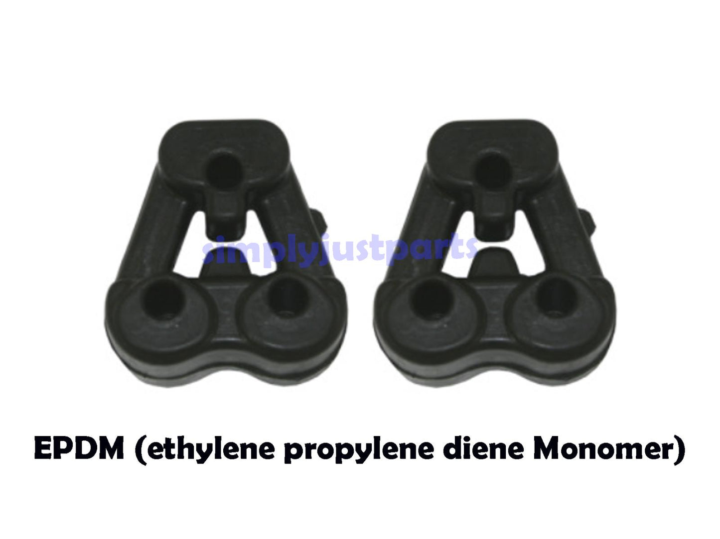 For Smart Fortwo 451 2 x Rubber Exhaust Mounting Hanger A4514920044 PAIR NEW
