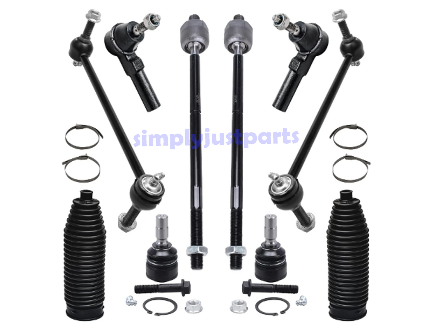 Ford Mustang 2005-2010 Front Lower Ball Joint Track Rods & Rod Ends Links Boots