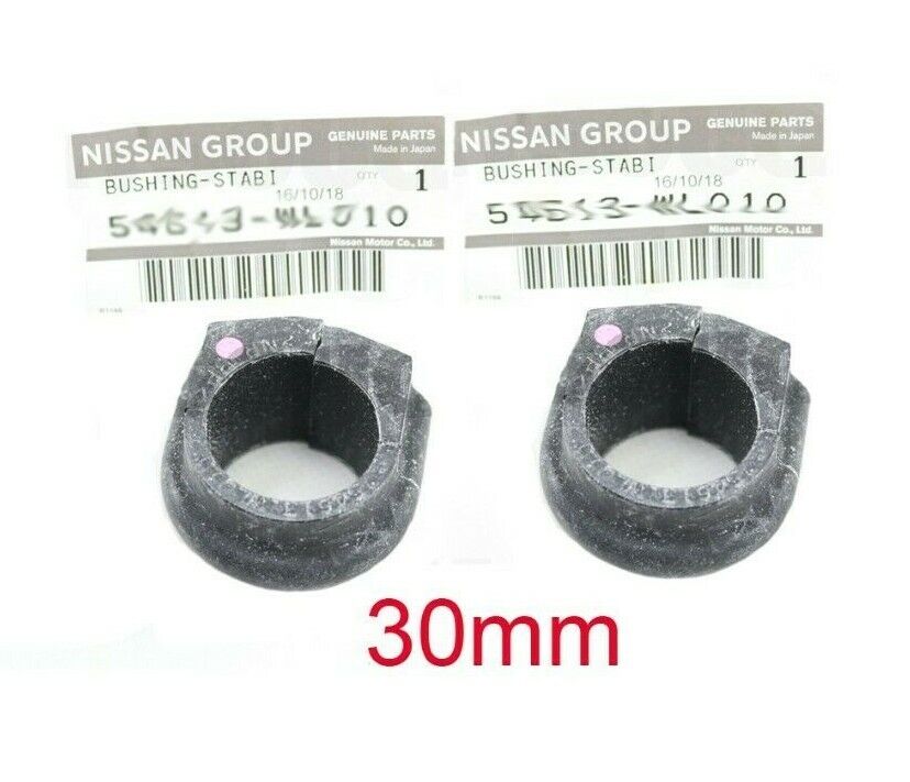FOR NISSAN ELGRAND E51 2 FRONT 30mm Genuine ANTI ROLL BAR D BUSHES PAIR