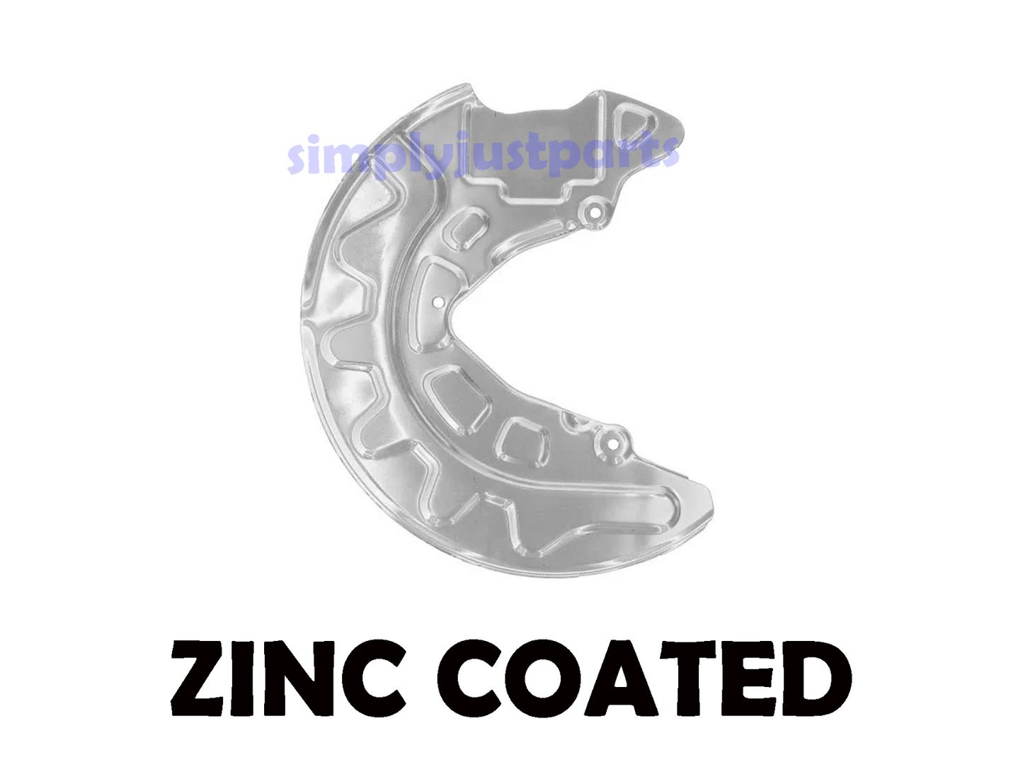2x Front L/R Brake Disc Dust Cover Plate Shield For VW Golf 7 Passat ZINC COATED