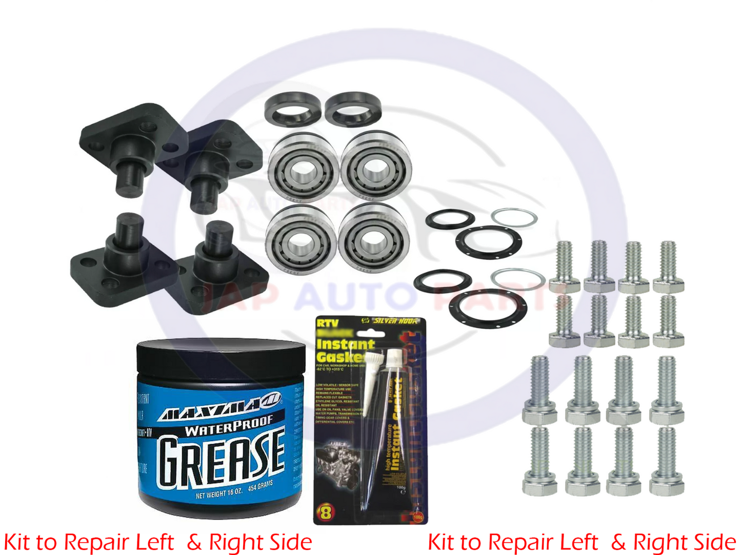 For Suzuki Jimny Front Kingpin Axel Swivel Joint Seal Bearings Refurbishment Kit
