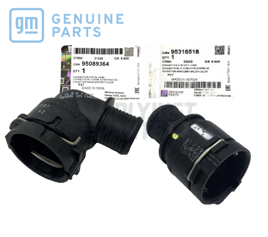 Genuine Vauxhall Mokka & Mokka X Heater Matrix Inlet & Outlet Hose Connectors