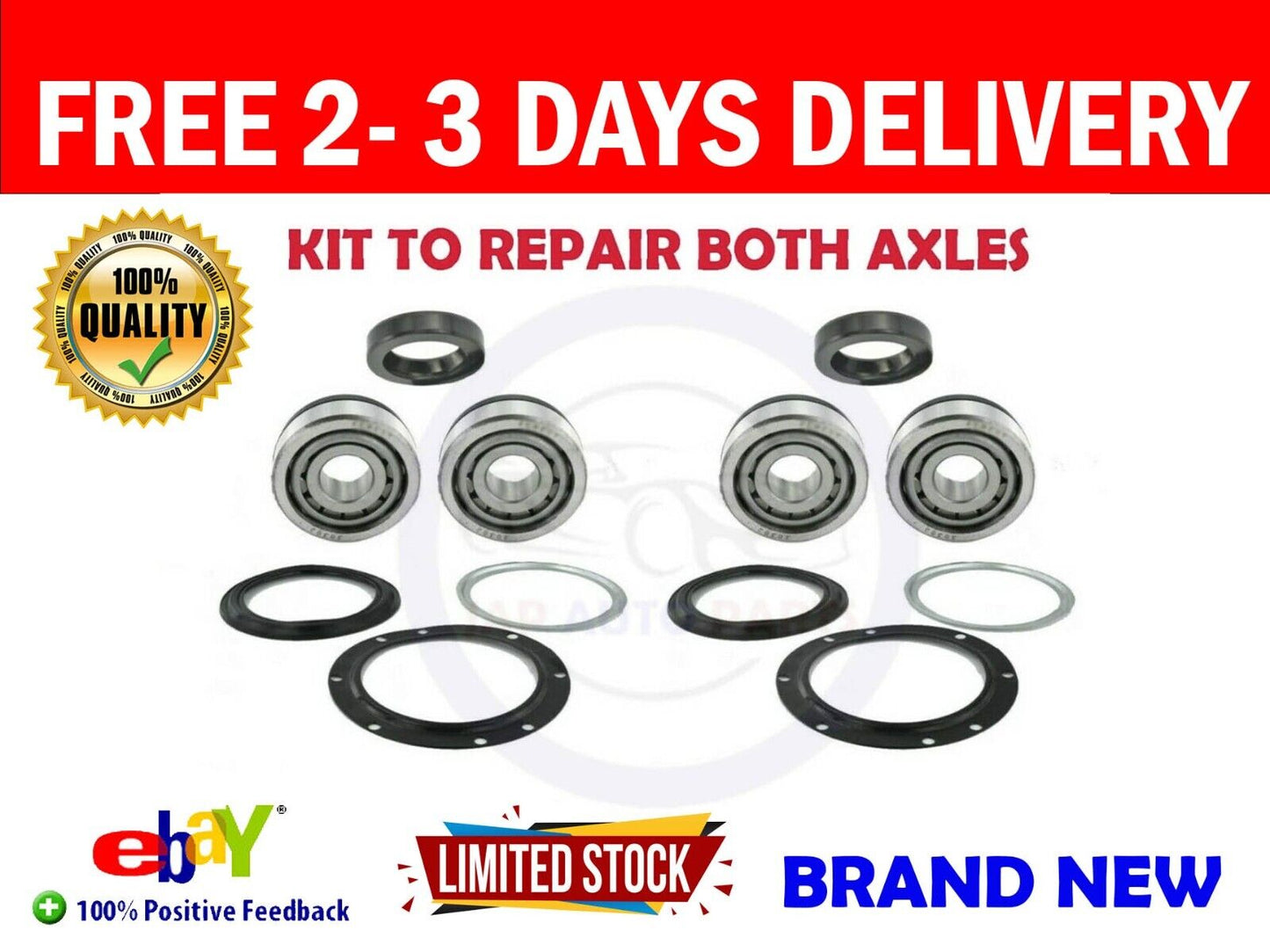 PAIR X2 FOR SUZUKI JIMNY KING PIN SWIVEL BEARING STEERING REPAIR HUB SEAL KIT