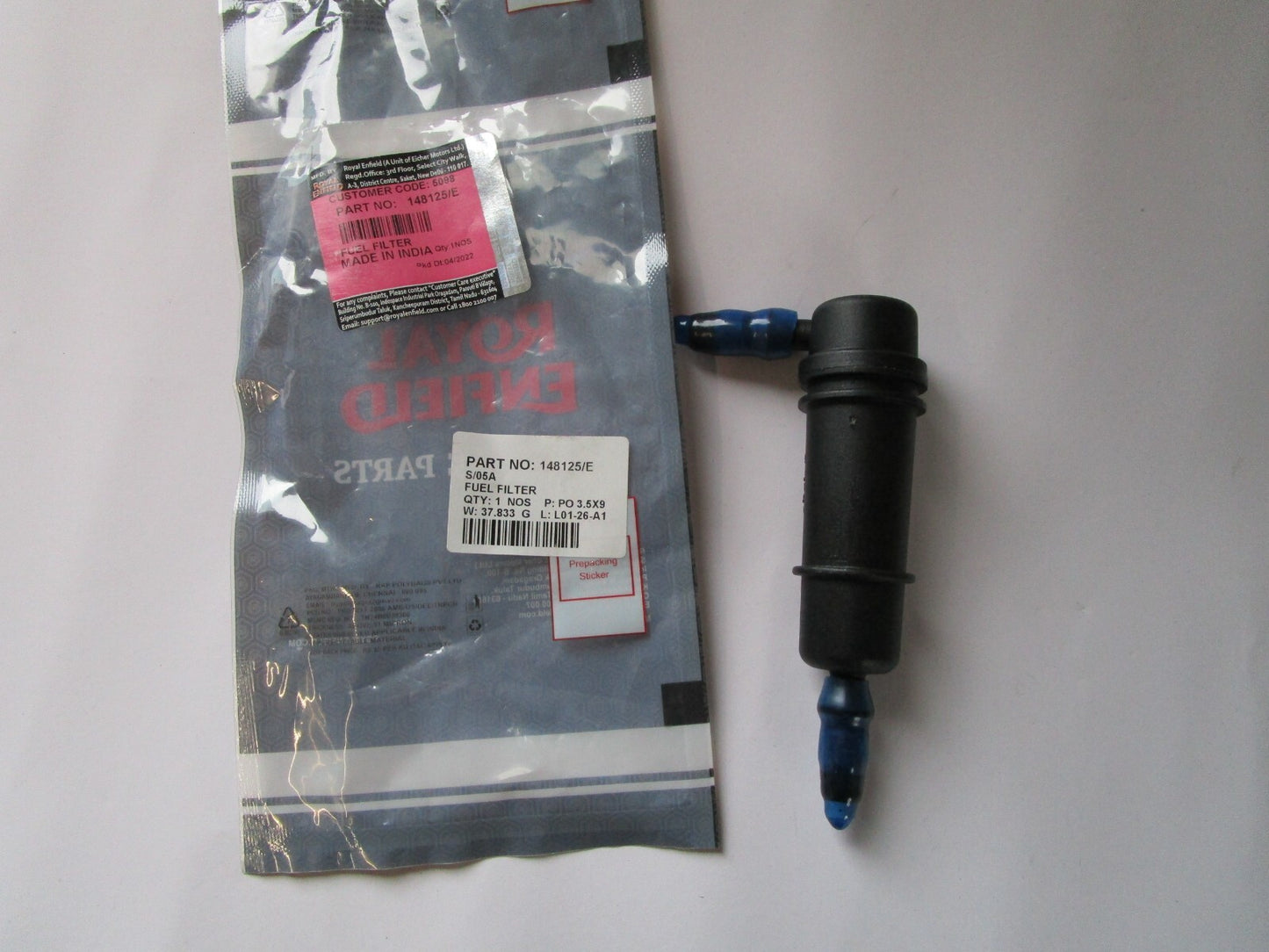 ROYAL ENFIELD INTERCEPTOR /CONTI GT650 FUEL FILTER GENUINE ROYAL ENFIELD