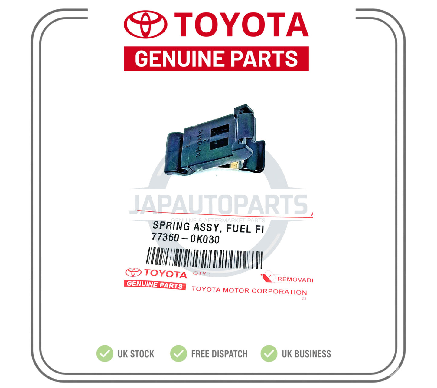 TOYOTA HILUX MK6/7 2005-2017 FUEL FILLER OPENING DOOR FLAP HINGE SPRING