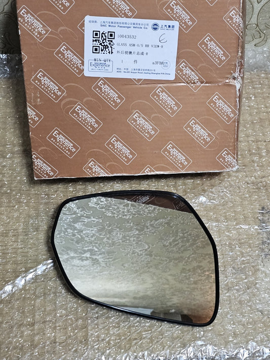 MG3 MG 3 GLASS MIRROR GLASS OFFSIDE RIGHT DRIVER SIDE - GENUINE SAIC