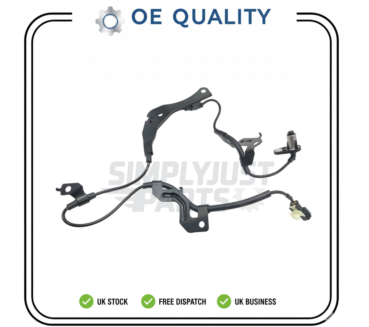 FRONT RIGHT ABS WHEEL SPEED SENSOR Fits MITSUBISHI L200 KL1T 2.4TD 2015-2022