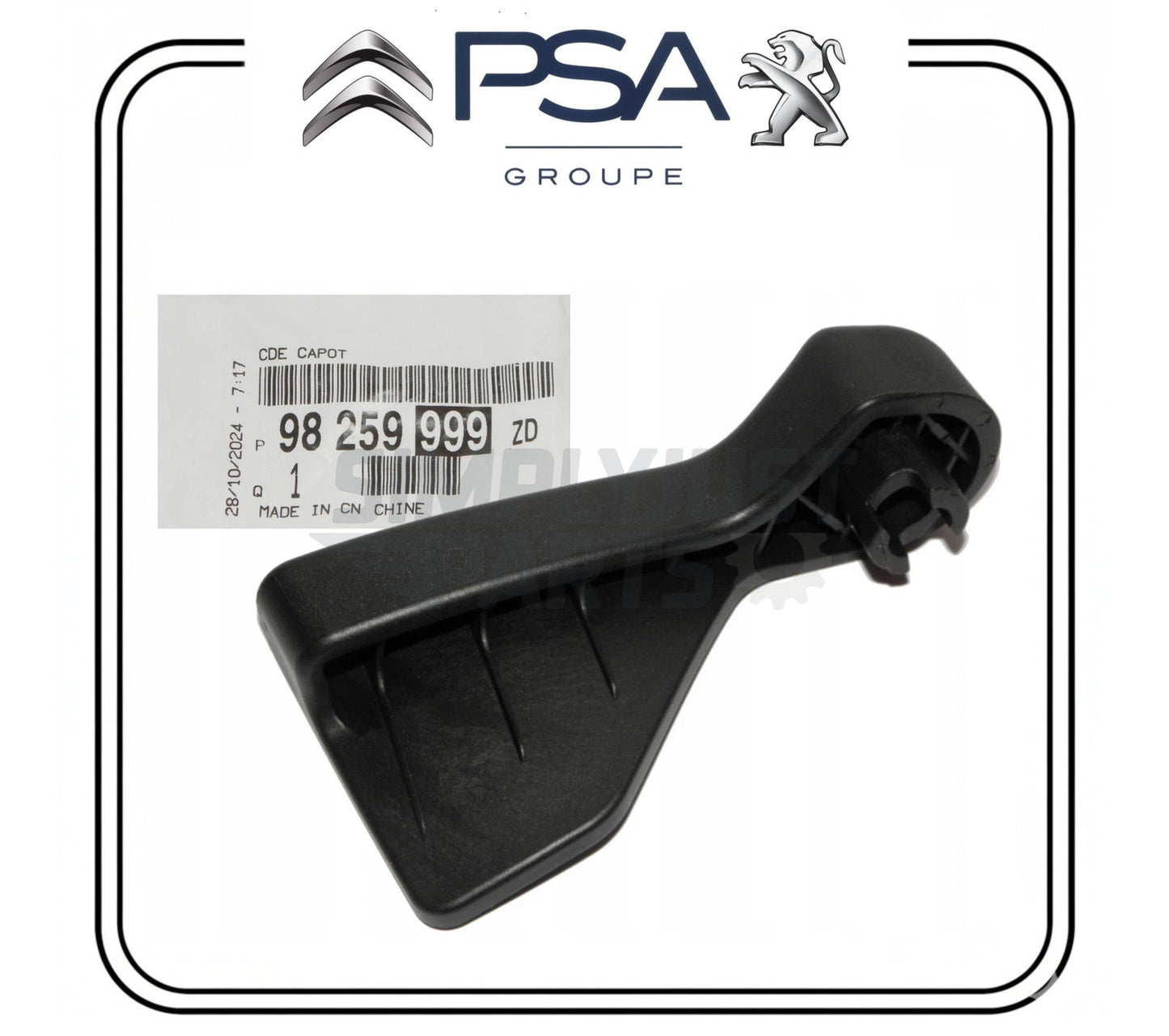 Genuine Corsa Mokka 208 2008 C3 C4 C4X Bonnet Release Lever Handle 98259999ZD