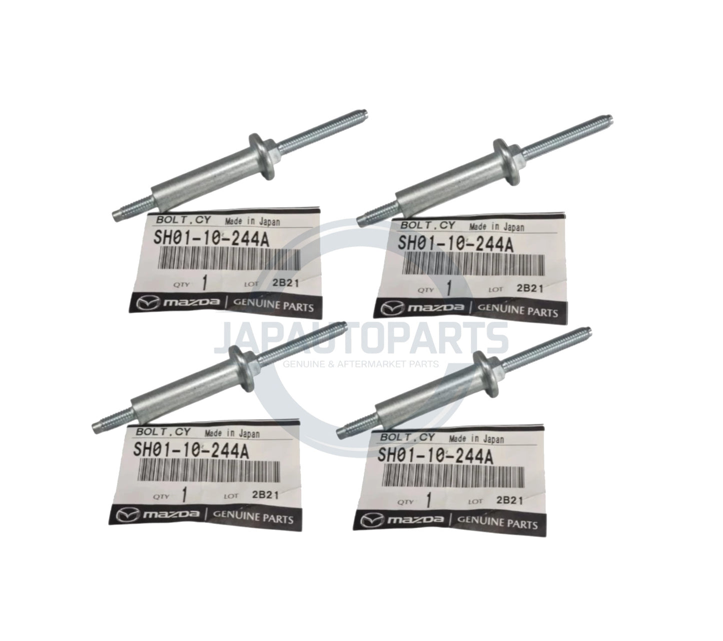 4x Genuine Fuel Injector Bolt Fits: Mazda 3 & 6 CX-5 2.2 Skyactiv SH01-10-244A