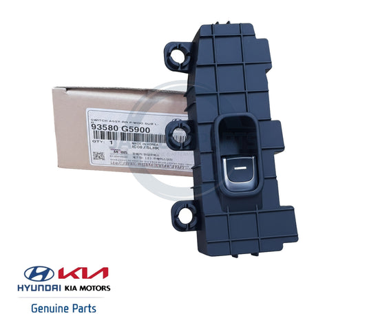 For Kia Niro 2017-2020 Rear Left Power Window Switch Sub 93580G5900 OEM