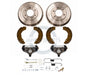 Rear Brake Shoes Drums Cylinders Fitting Kit For Mitsubishi L200 B40 2.5TD 06-15
