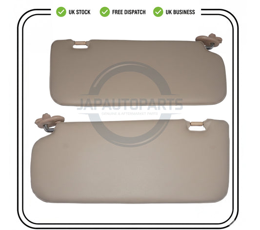 Sun Visor Left Right Set For Hyundai I20 Old Model 2008-2012
