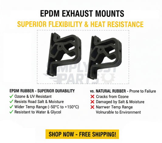 Exhaust Hanger Rubber Mount For BMW 3 Series E36/46 M3, M5  - 18201401797  x2