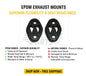 Exhaust Mount Rubber Hanger EPDM Ford B-Max, Fiesta, KA, Puma, Transit...  x2