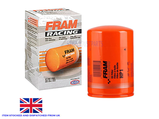 HP1 Fram Oil Filter Fram Screw on Particulate Full Flow External Beetle T1 Race