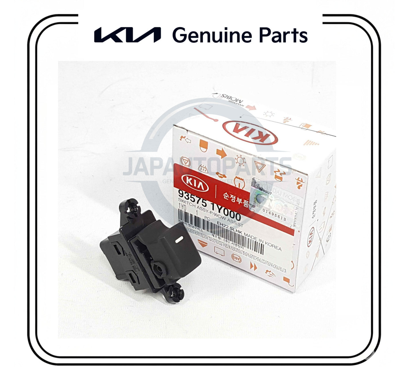 For Kia Picanto 2011-2017 LH Passenger Door Window Switch 935751Y000 Genuine