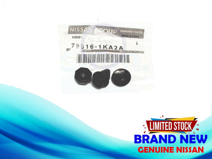 FOR NISSAN JUKE 2010-18 GENUINE PARCEL SHELF 3 PART CLIP LATE TYPE 79916-1KA2A