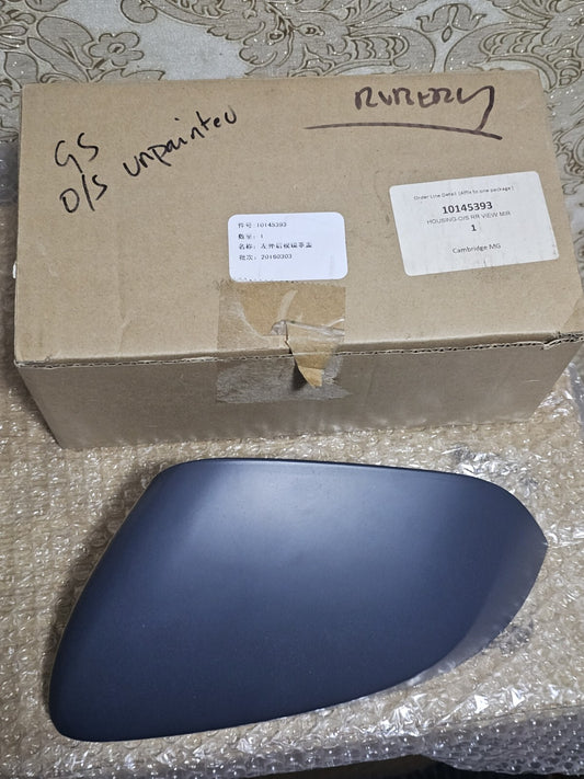 FOR MG GS RIGHT SIDE OFFSIDE MIRROR COVER UNPAINTED