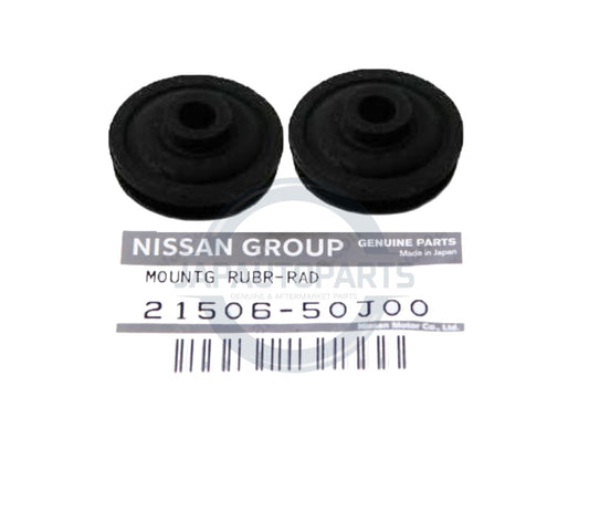 FOR NISSAN ELGRAND E51 TOP UPPER RADIATOR MOUNT PAIR GENUINE BRAND NEW