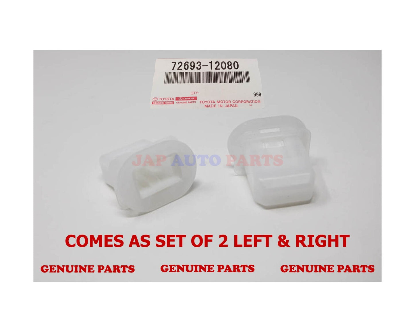 TOYOTA AYGO REAR SEAT CLIPS BENCH MOUNTING HOOK SEAT LOCK GENUINE 72693-12080