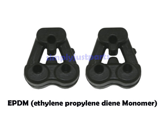 For Smart Fortwo 451 2 x Rubber Exhaust Mounting Hanger A4514920044 PAIR NEW
