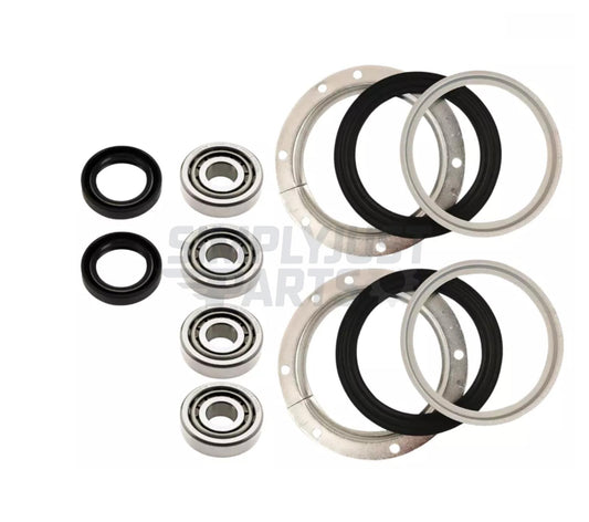 PAIR FOR 2 X SUZUKI JIMNY KING PIN SWIVEL BEARING STEERING REPAIR HUB SEAL KIT
