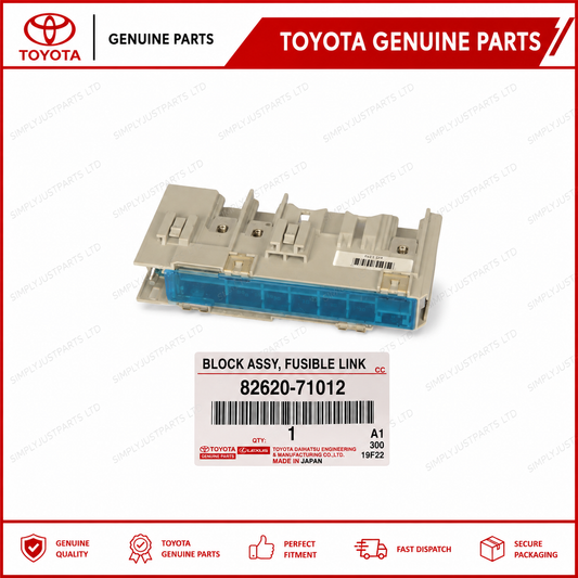 New Genuine Toyota Hilux 2005 - 2016 FUSIBLE LINK BLOCK 82620-71012