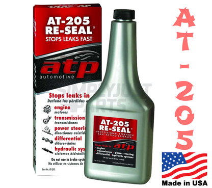 ATP AT-205 RE-SEAL STOP LEAK FOR ENGINE POWER STEERING TRANSMISSION