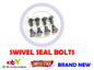 FOR SUZUKI JIMNY FRONT SWIVEL KNUCKLE AXLE JOINT HUB SEAL BOLTS - PACK OF 8