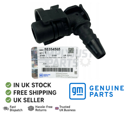 For Vauxhall MOKKA OE Coolant Expansion Tank Pipe Hose Connector 55354565 OEM