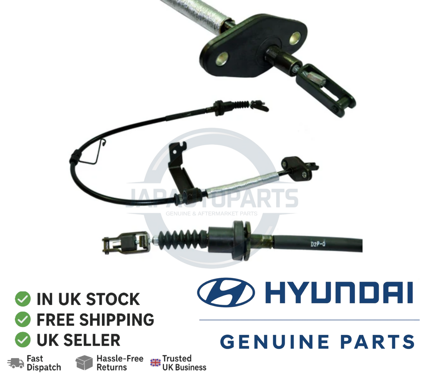 Genuine Clutch Cable For Hyundai I10 I 10 1.0 1.2 1.2i Petrol 415100X911