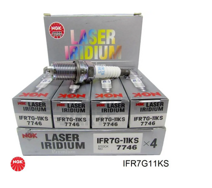 LASER NGK IRIDIUM SPARK PLUGS FIT HONDA CIVIC TYPE R EP3 & FN2 2001+  IFR7G-11KS