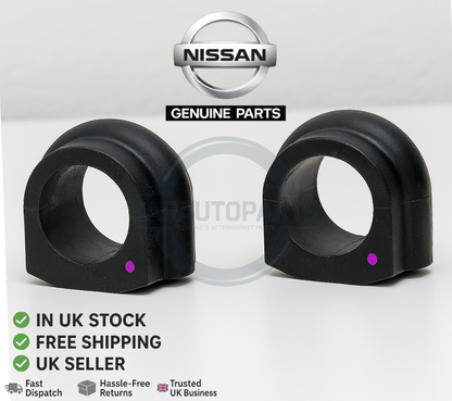 FOR NISSAN ELGRAND E51 2 FRONT 30mm Genuine ANTI ROLL BAR D BUSHES PAIR