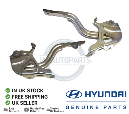 FOR HYUNDAI i10 2021-2025 BONNET HINGE LEFT RIGHT PAIR GENUINE NEW