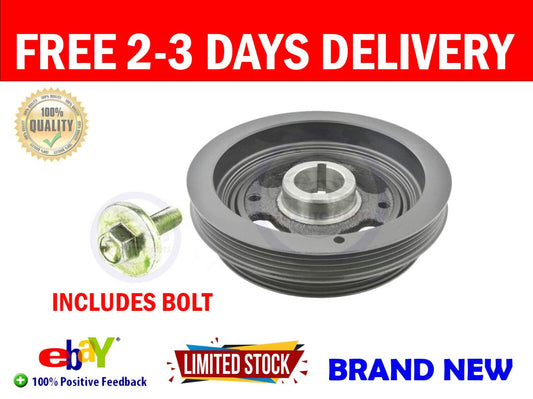 FIT SUZUKI JIMNY 1.3 4x4 FJ/SN 2001-2018 CRANK SHAFT CRANKSHAFT PULLEY + BOLT !!