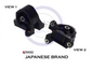 For Honda Civic Type R EP3 01-06 Gearbox Mount Bracket lower rear subrame mount