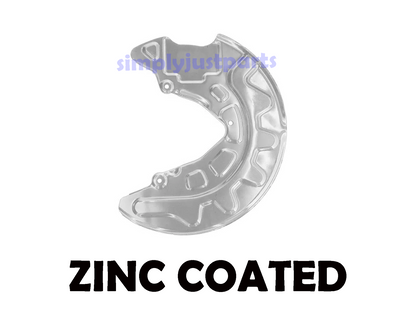 2x Front L/R Brake Disc Dust Cover Plate Shield For VW Golf 7 Passat ZINC COATED