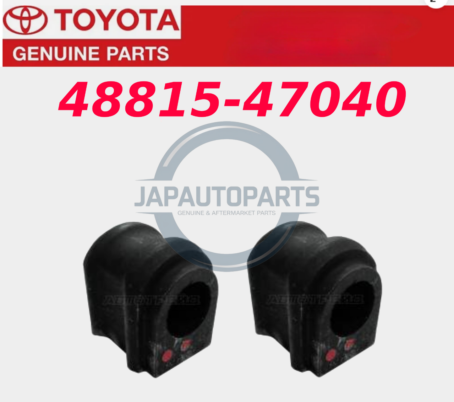 FRONT ANTI ROLL BAR D BUSHES BUSH FOR TOYOTA C-HR PRIUS 2015-2022 4881547040