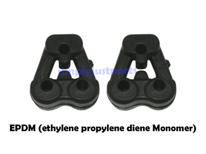 For Smart Fortwo 451 2 x Rubber Exhaust Mounting Hanger A4514920044 PAIR NEW