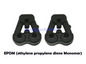 For Smart Fortwo 451 2 x Rubber Exhaust Mounting Hanger A4514920044 PAIR NEW