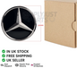 For Mercedes Benz Chrome Mirror Grille Star Emblem W177 W205 A B C CLS S CLA GLA