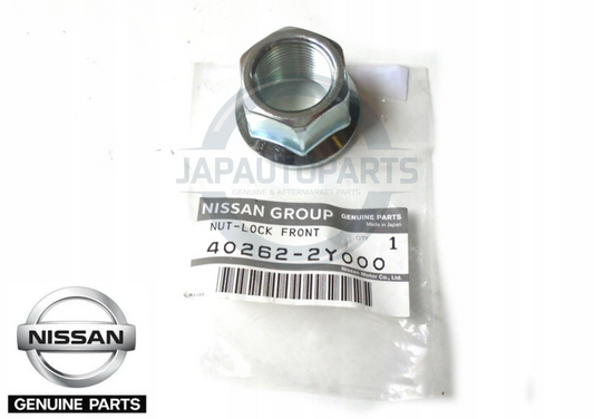 FOR NISSAN ELGRAND E51 4WD 3.5i 2.5i WHEEL HUB LOCKING NUT GENUINE 40262-2Y000