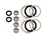 PAIR FOR 2 X SUZUKI JIMNY KING PIN SWIVEL BEARING STEERING REPAIR HUB SEAL KIT