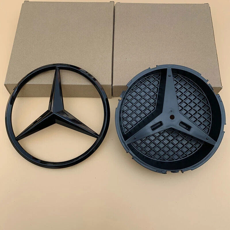 Mercedes Benz Emblem Gloss Black Grill Star Badge W205 W166 W176 PN A0008880060
