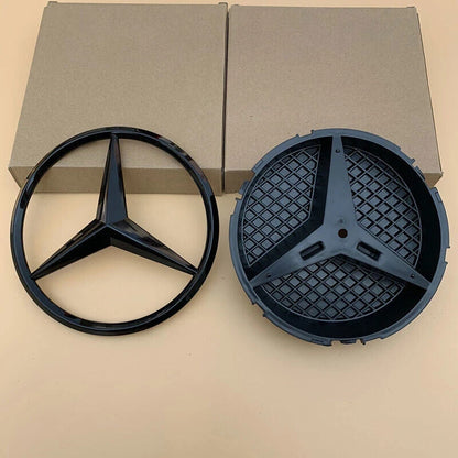 Mercedes Benz Emblem Gloss Black Grill Star Badge W205 W166 W176 PN A0008880060