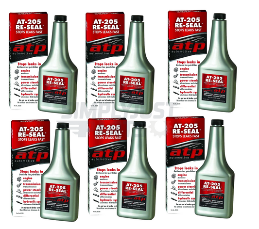 ATP AT-205 RE-SEAL STOP LEAK FOR ENGINE POWER STEERING TRANSMISSION - 6 PACK