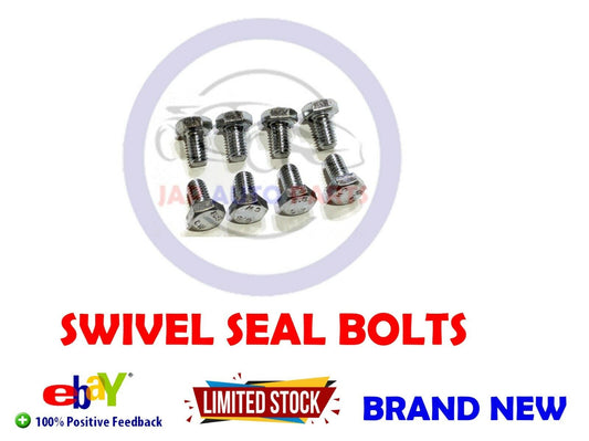 FOR SUZUKI JIMNY FRONT SWIVEL KNUCKLE AXLE JOINT HUB SEAL BOLTS - PACK OF 8